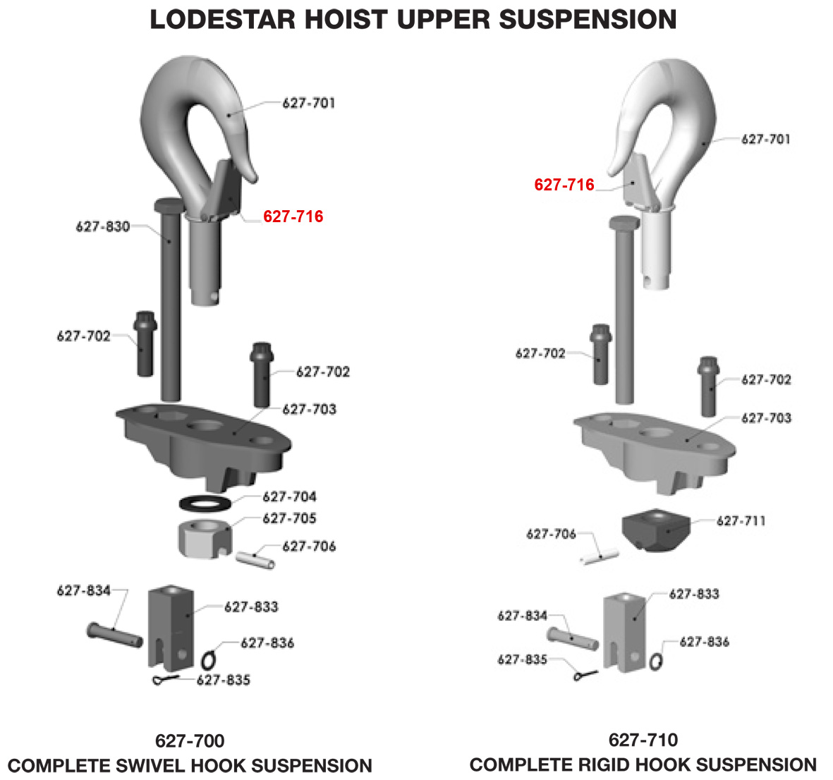 4 45661 CM Hoist Latch Kit Wesco Industries